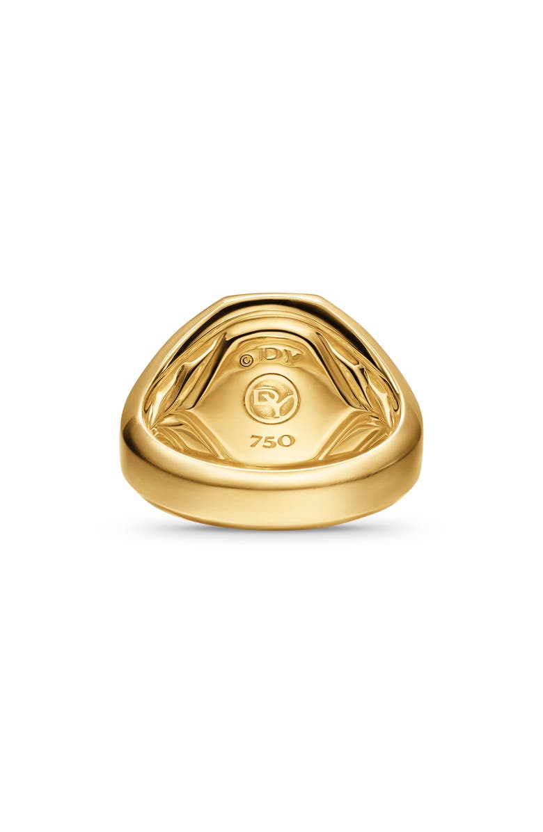 David Yurman Men's Streamline Signet Ring, Alternate, color, Gold