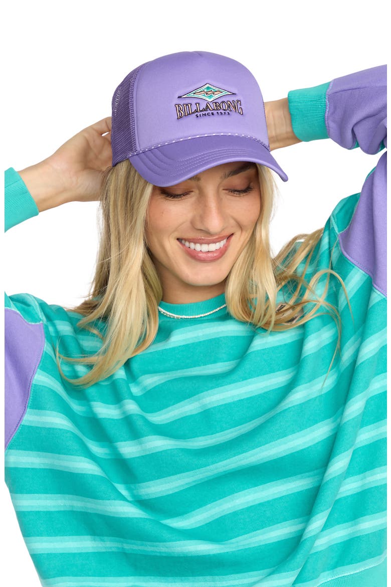 Grandpa Trucker Hat, Alternate, color, PURPLE ASH