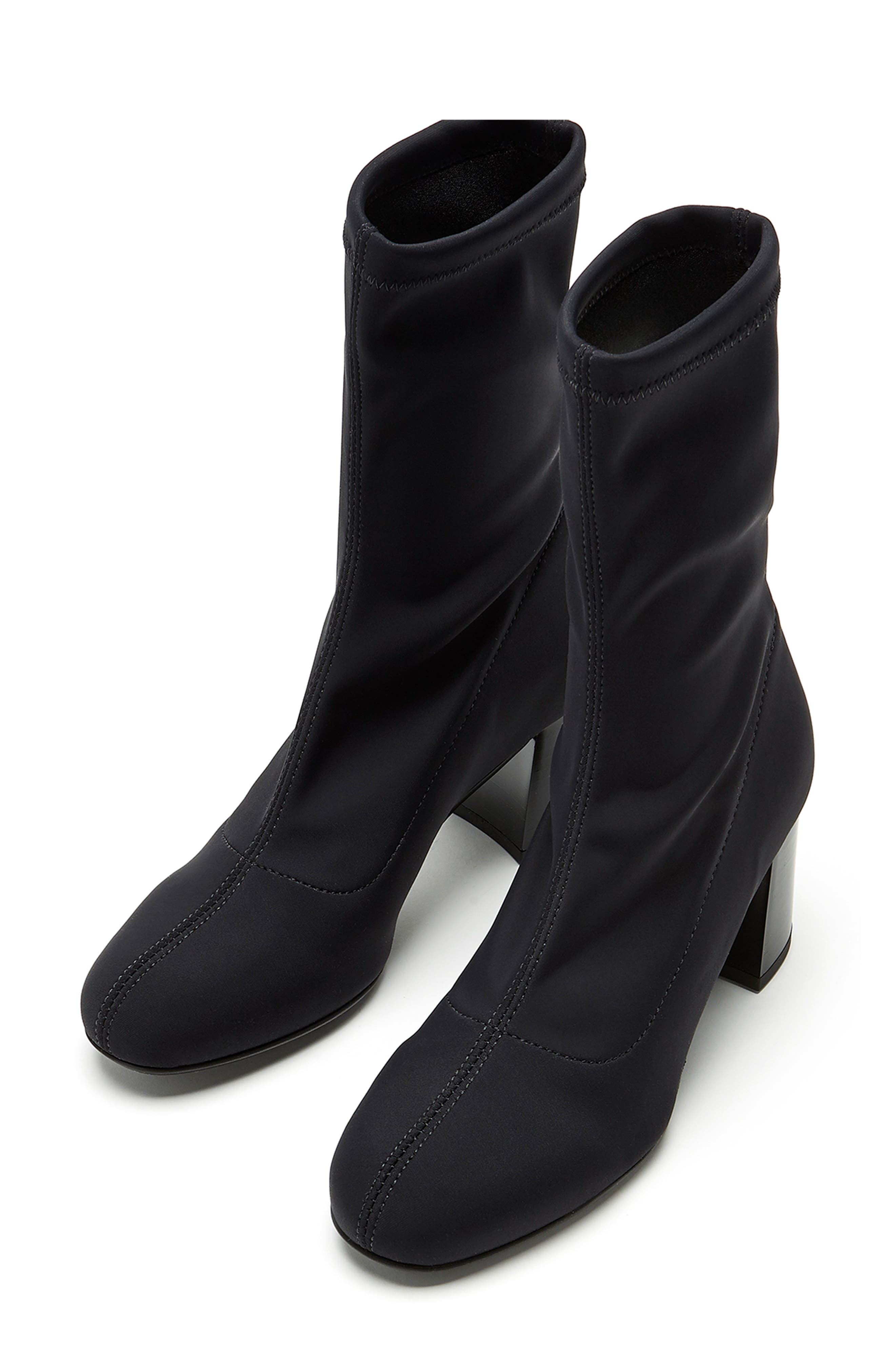 La Canadienne Liz Block Heel Boot, Alternate, color, Black