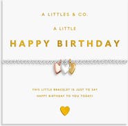 A Littles & Co A Little Charmed Moments 'Happy Birthday' Bracelet