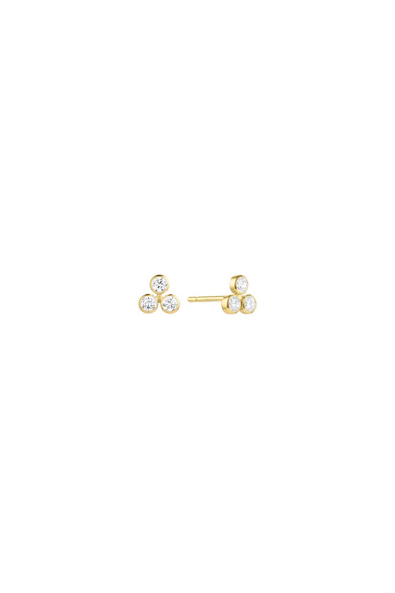 Trinity Studs, Main, color, Gold