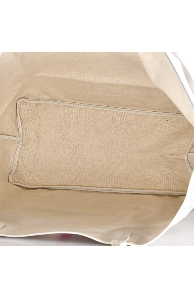 Pre-Owned Goyard Saint Louis Tote Printed Coated Canvas GM, Alternate, color, White