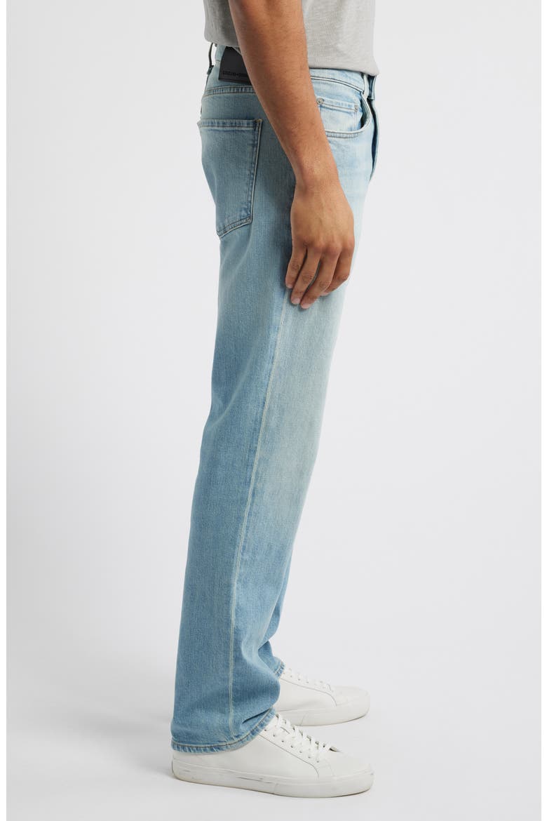 Elijah Relaxed Straight Leg Cotton & Cashmere Jeans, Alternate, color, ACCOLADE LIGHT INDIGO