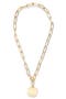 Paper Clip Chain Pendant Necklace