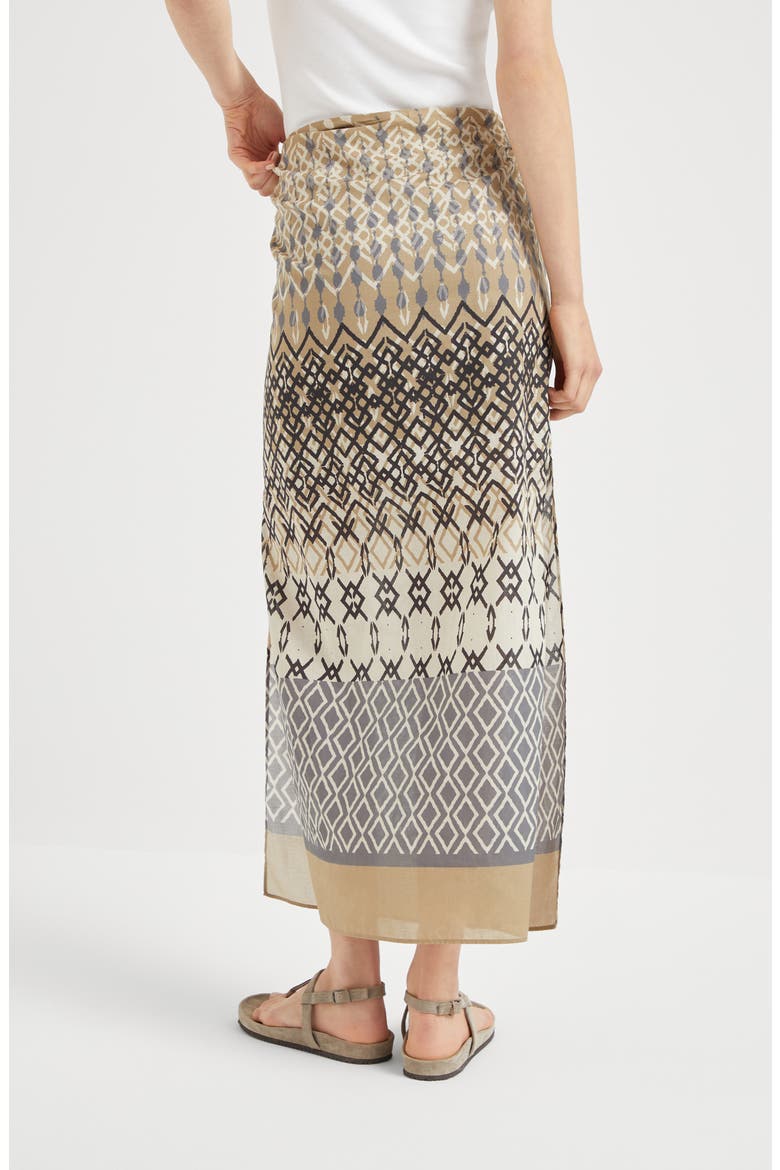 Sarong skirt, Alternate, color, Mud