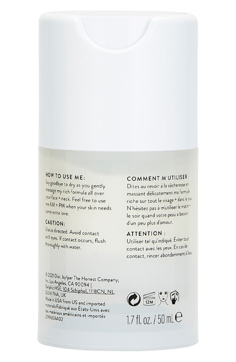 HONEST BEAUTY Deep Hydration Face Cream, Alternate, color, 