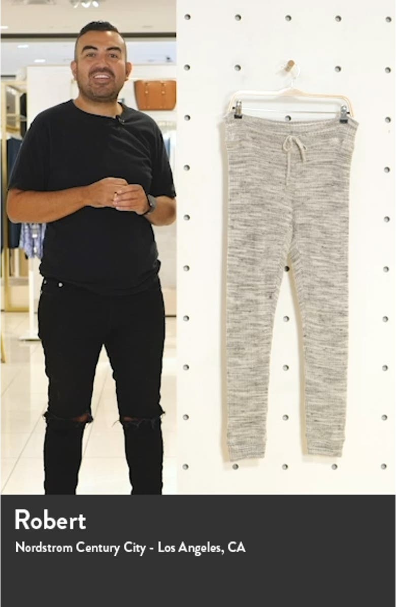 Living Easy Thermal Knit Sweatpants, sales video thumbnail