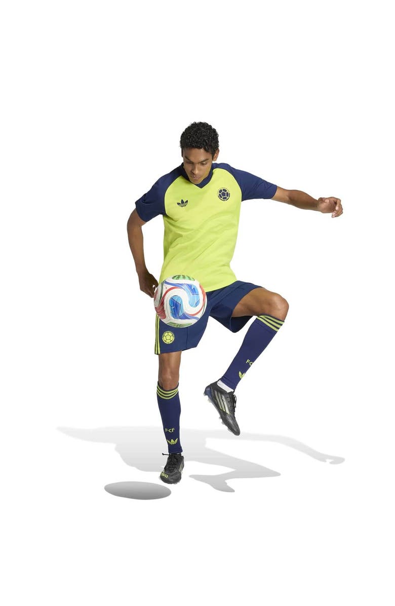adidas Men's adidas Yellow Colombia National Team 2026 Pre-Match Top, Alternate, color, Yellow