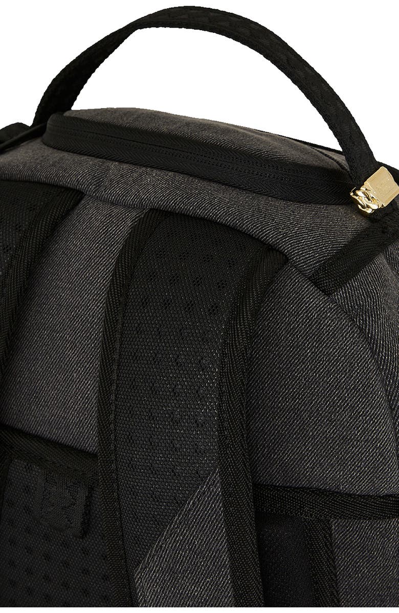 Sprayground Kids' Shark Denim Backpack, Alternate, color,