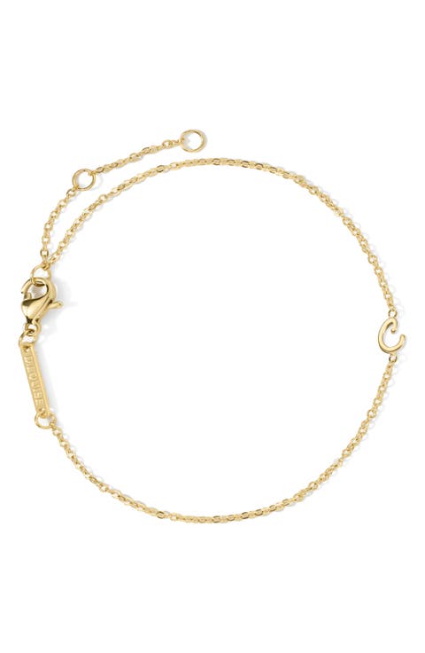 Initial Chain Bracelet