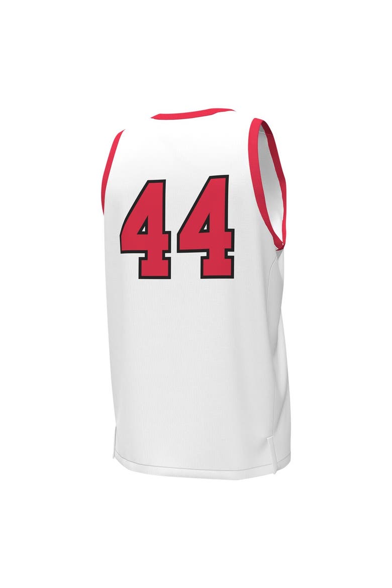 Men's Under Armour #44 White Utah Utes Replica Basketball Jersey, Alternate, color, White