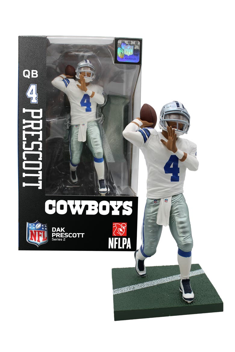 Dak Prescott (Dallas Cowboys) CLARKtoys Exclusive  Imports Dragon NFL 6" Figure, Main, color, Multi-Color