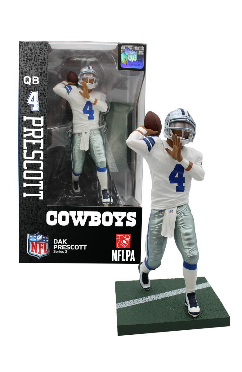 IMPORTS DRAGON Dak Prescott (Dallas Cowboys) CLARKtoys Exclusive Imports Dragon NFL 6" Figure, Main, color, Multi-Color
