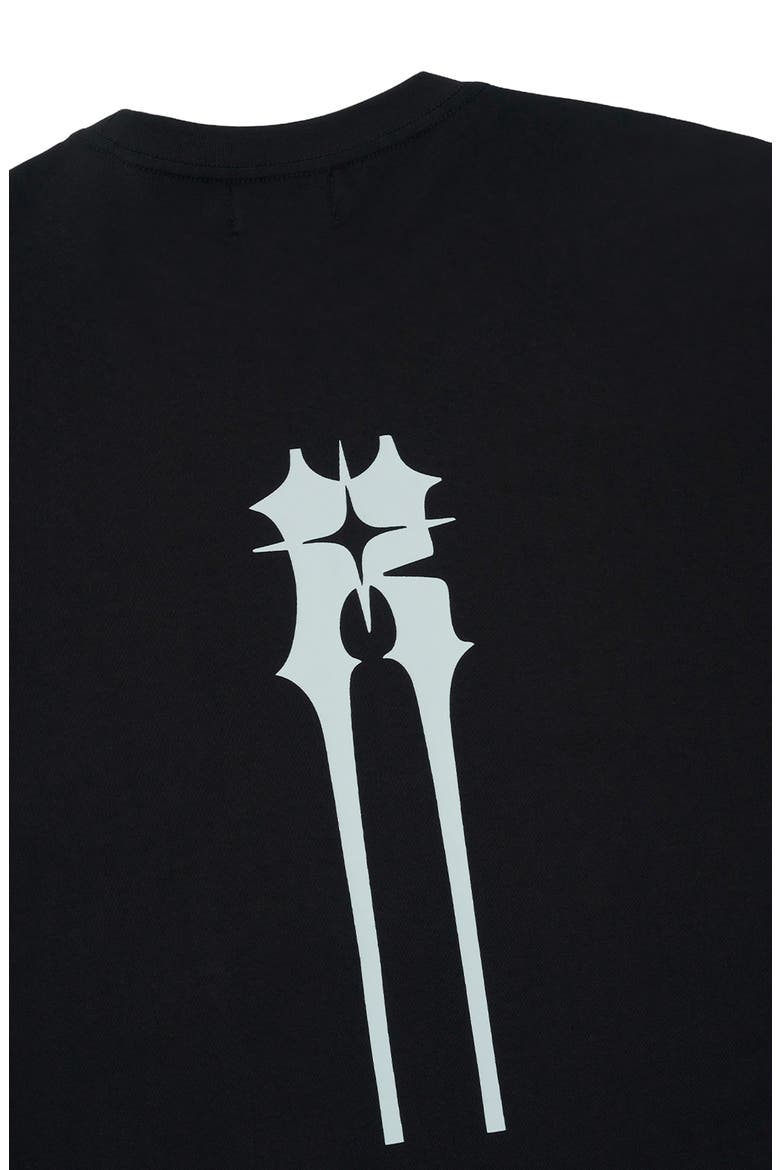 Bastien Graphic Pocket T-Shirt, Alternate, color, BLACK SPIKED R