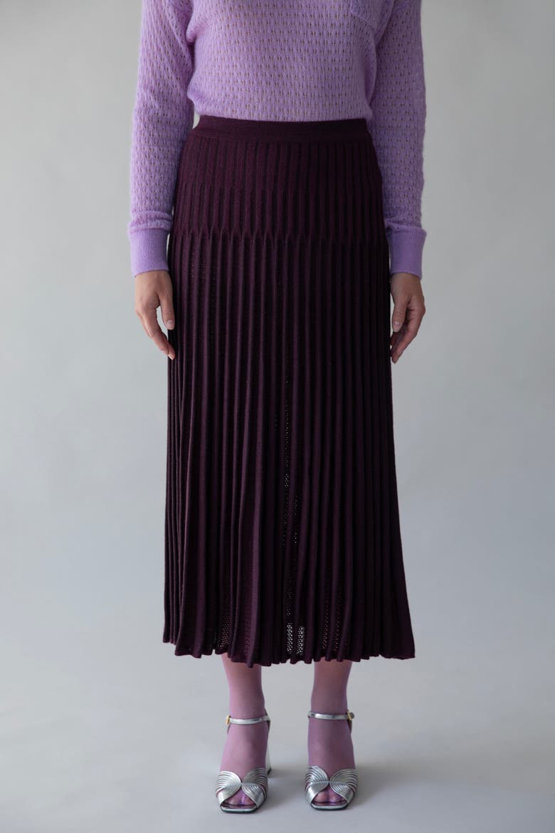 Soleil Skirt, Main, color, AUBERGINE