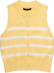 DELUC Mykonos Stripe Knit Vest