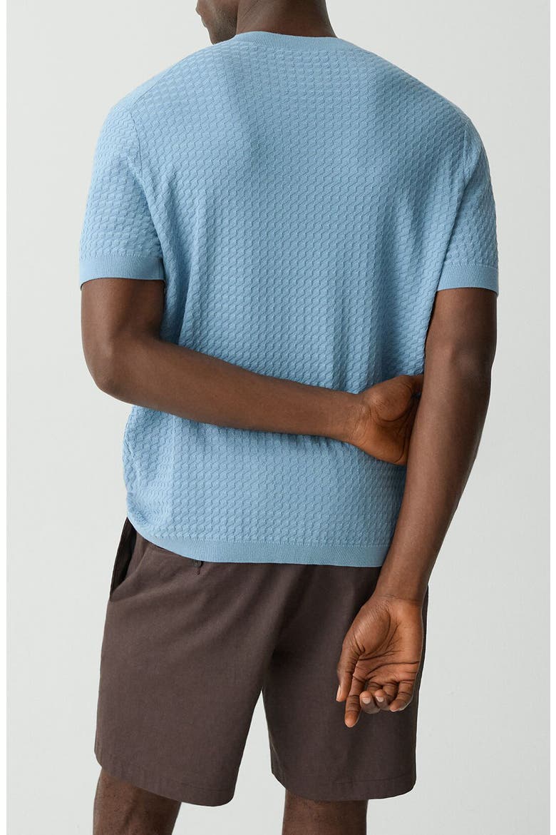 Damian Tactile Crewneck T-Shirt, Alternate, color, RAINSTORM