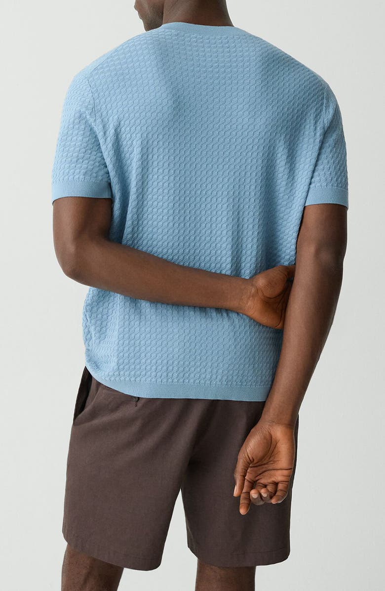 Theory Damian Tactile Crewneck T-Shirt, Alternate, color, Rainstorm