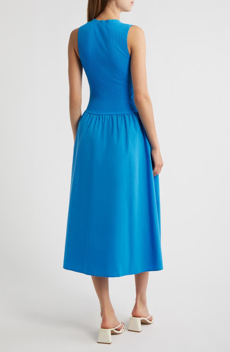 Rails Currant Sleeveless Midi Sundress, Alternate, color, French Blue