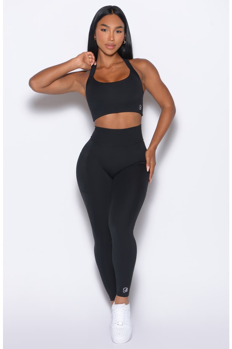 High Impact Bra, Alternate, color, Black