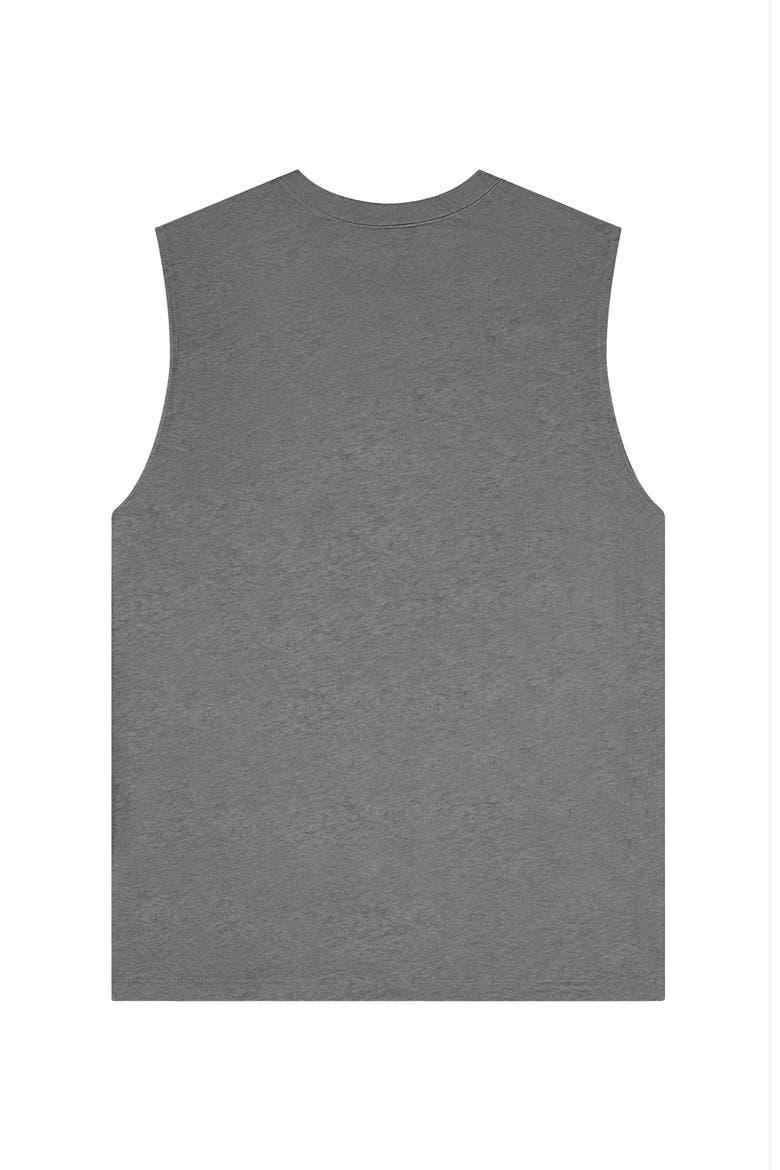 Mens Ghost Lightweight Cotton Tank, Alternate, color, Deep Htr