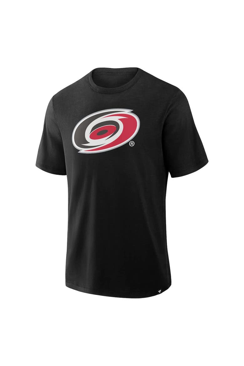 Men's Fanatics Black Carolina Hurricanes Stadium Slub T-Shirt, Alternate, color, Black