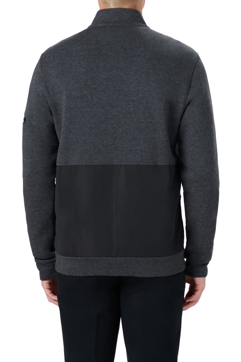 Quarter Zip Sweatshirt, Alternate, color, ASPHALT