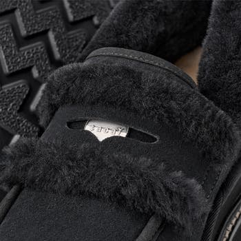 UGG® x Sacai Gender Inclusive Genuine Shearling Trim Penny Loafer