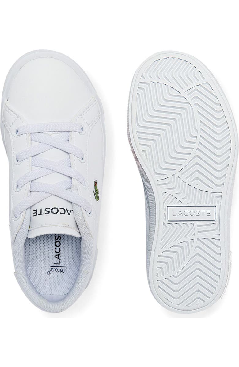 Lacoste Kids' Powercourt Sneaker, Alternate, color, White/ White