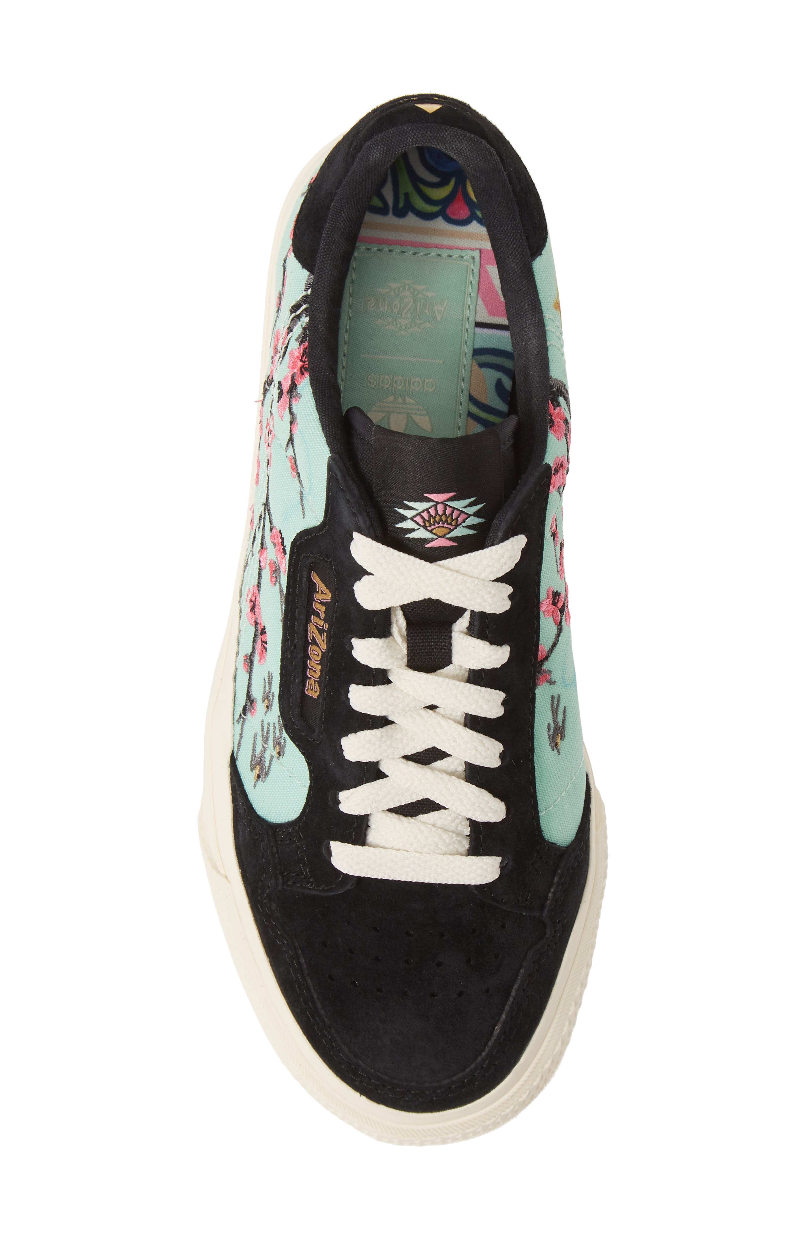 adidas Originals x AriZona Iced Tea Continental Vulc Embroidered Sneaker, Alternate, color, 