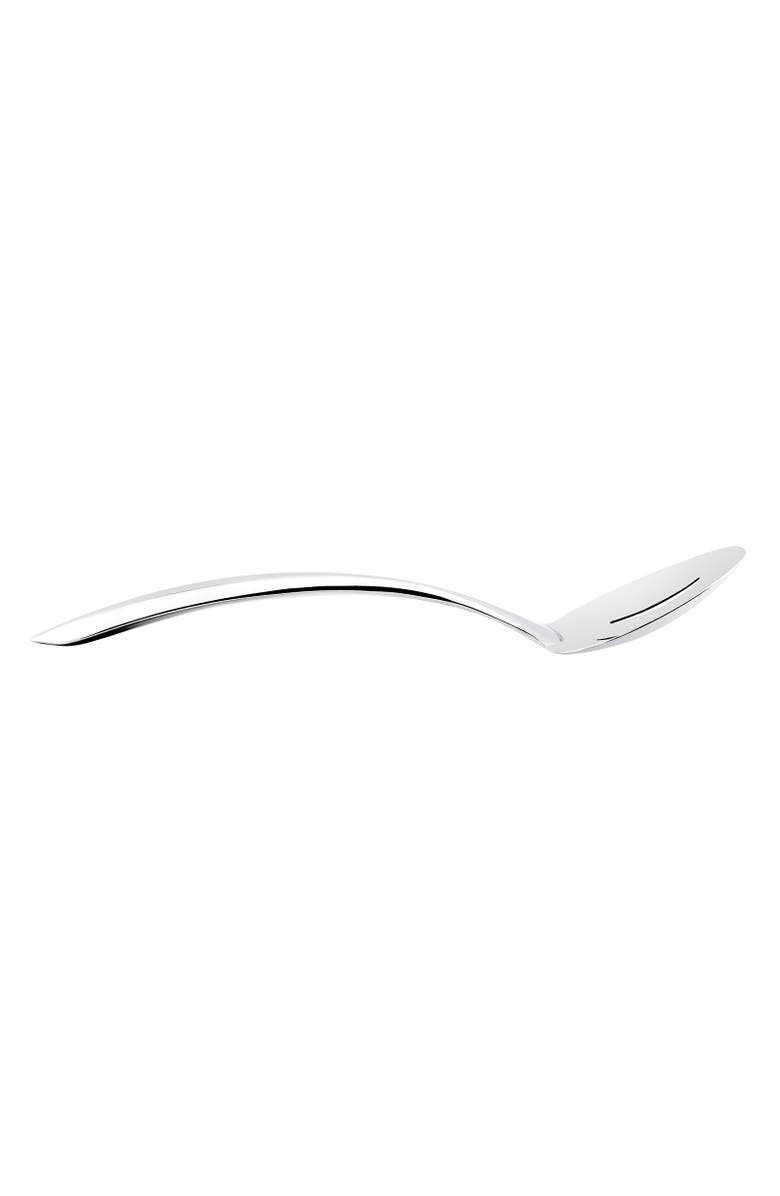 CUISIPRO Tempo Slotted Spoon, 13.5-Inch, Stainless Steel, Alternate, color, Silver