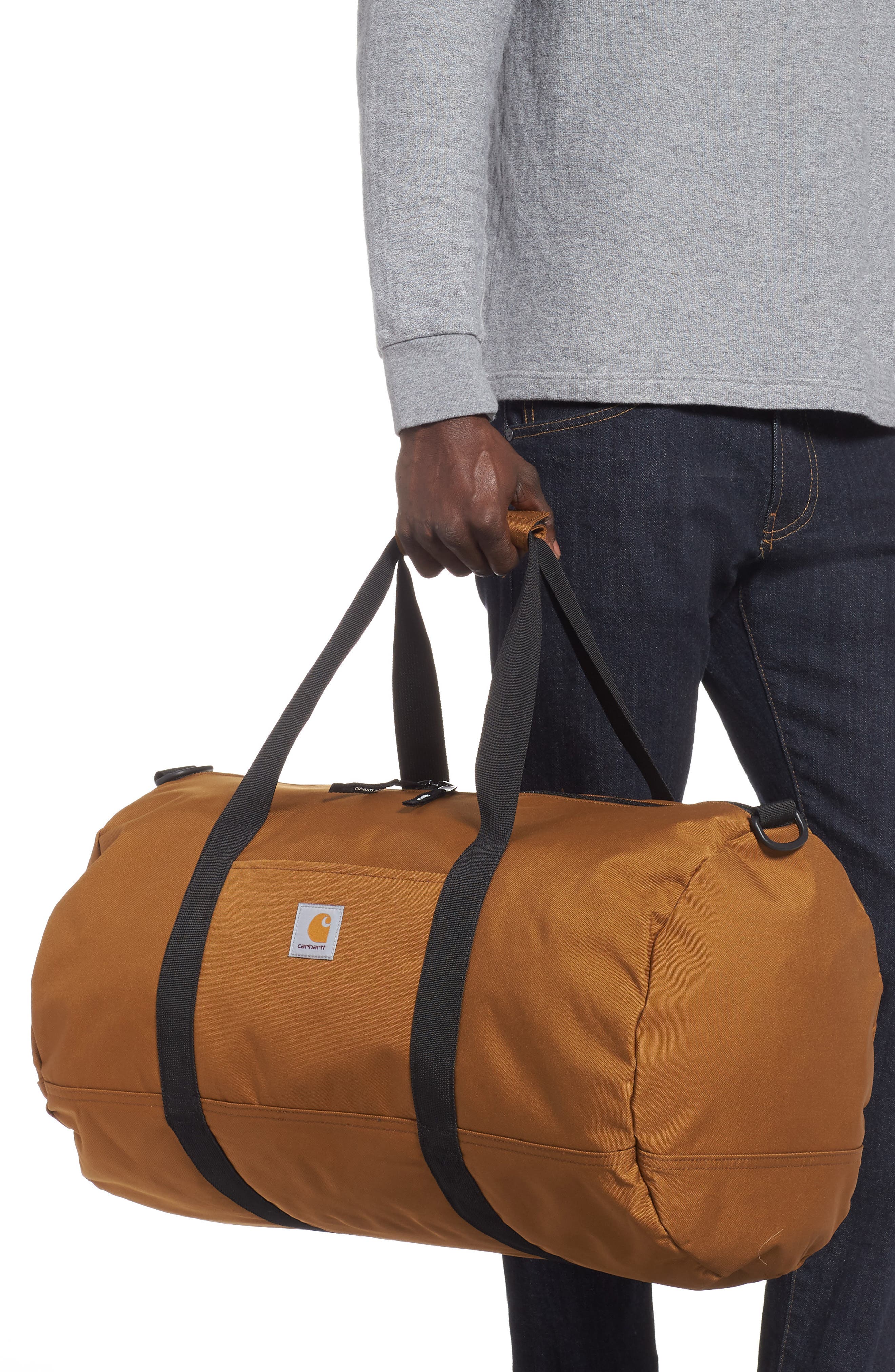 Wright Water Repellent Duffel Bag, Alternate, color, HAMILTON BROWN