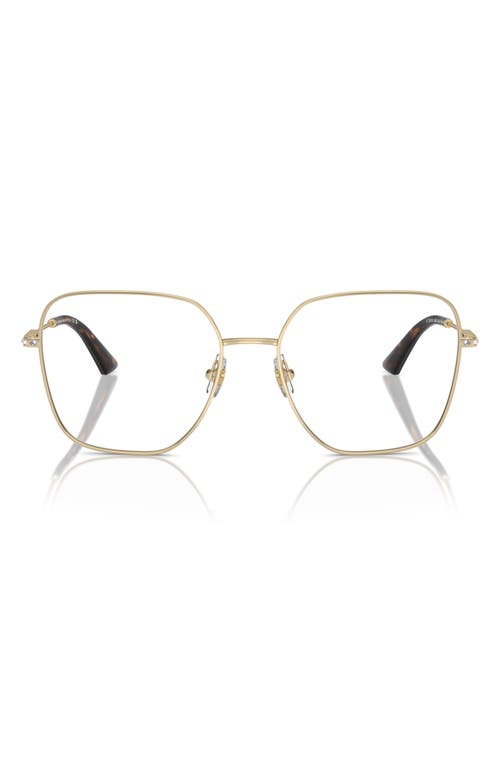 Jimmy Choo 53mm Square Optical Glasses In Brown