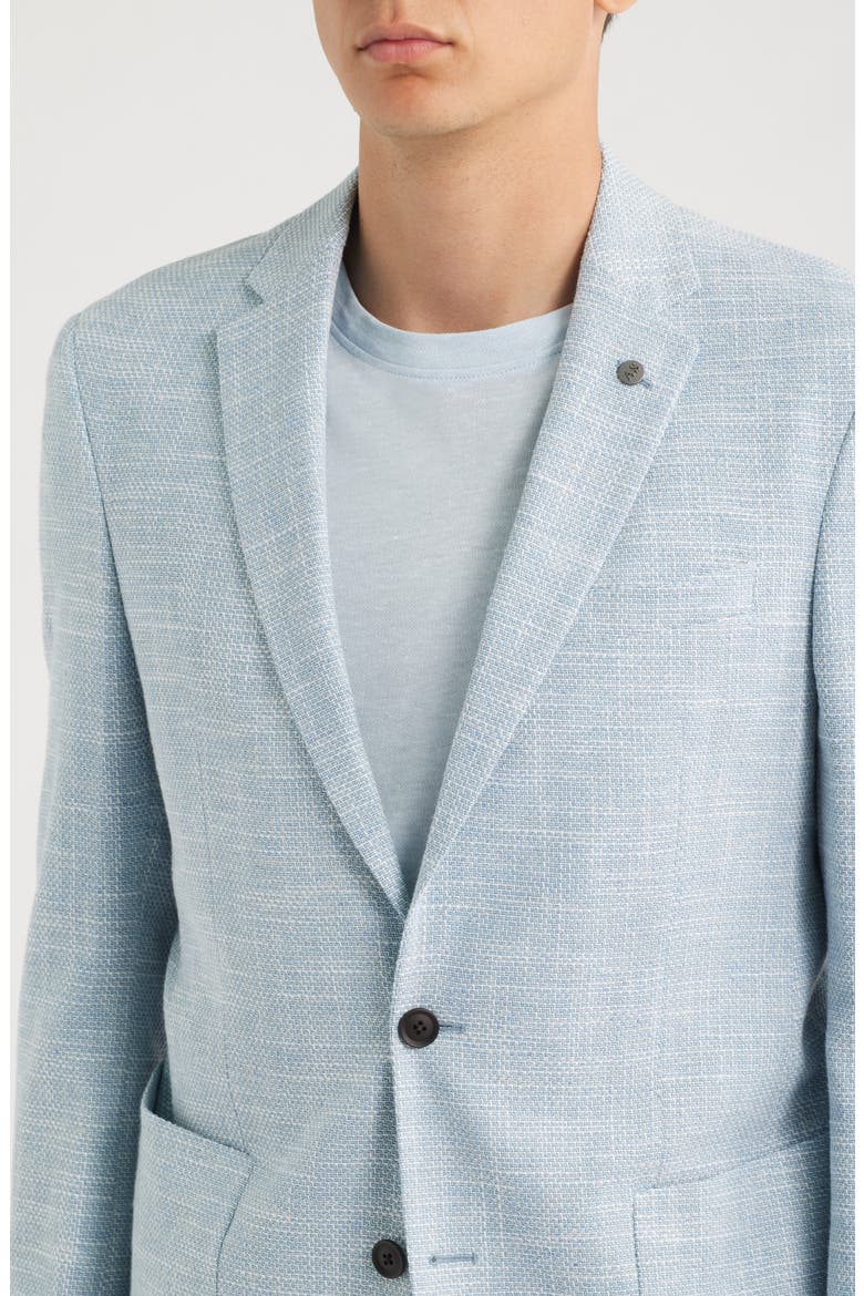Rudy Slim Fit Cotton Blend Sport Coat, Alternate, color, LIGHT BLUE