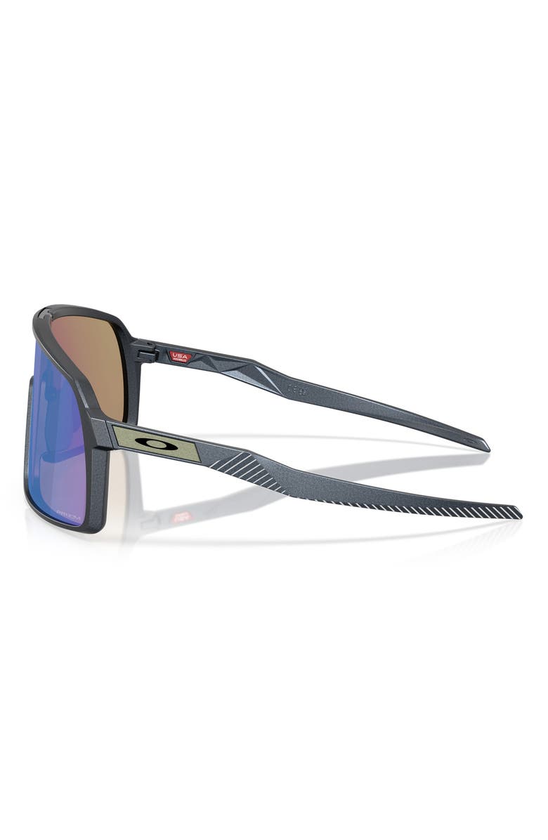 Oakley Sutro 137mm Shield Sunglasses, Alternate, color, Sapphire