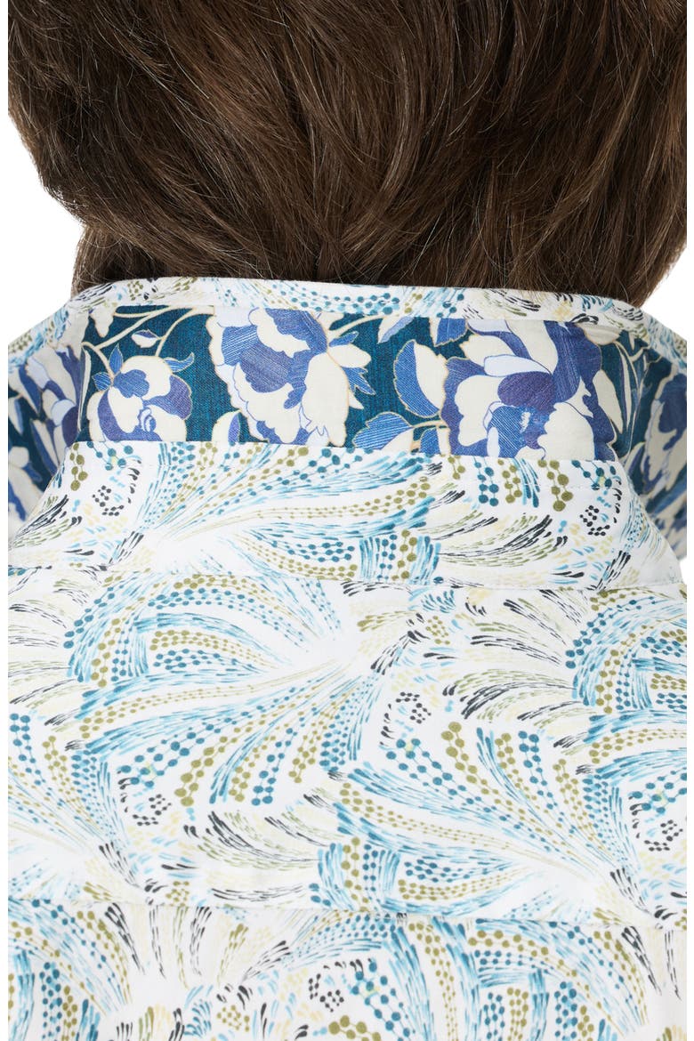 Foxboro Point Collar Knit Shirt, Alternate, color, MULTI