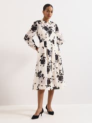 Phase Eight Natalie Floral Belted Shirt Dress