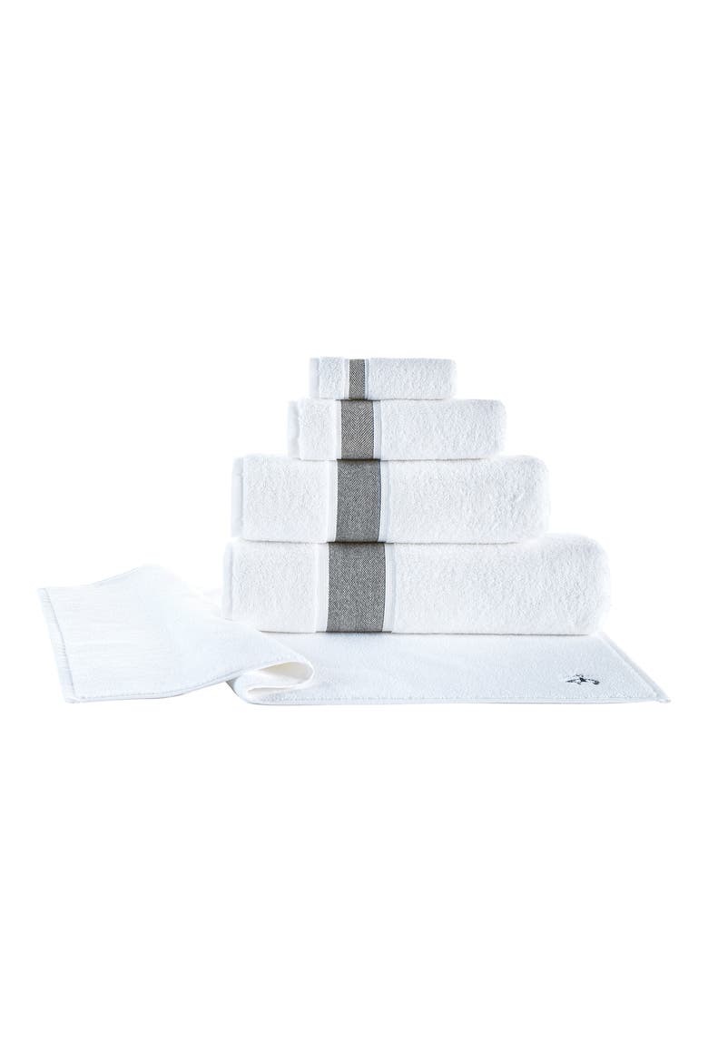 Ottoman Rolls 2-Pack Turkish Cotton Washcloths, Alternate, color, ANTHRACITE