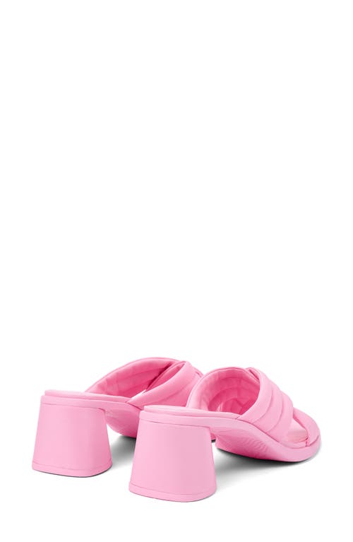 Shop Camper Kiara Slide Sandal In Light Pastel Pink