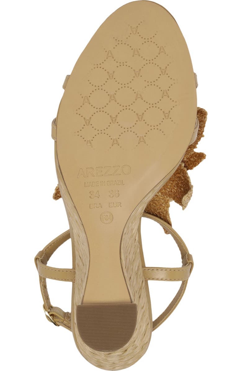 Arezzo Cali Wedge Sandal, Alternate, color, Caramel Sun
