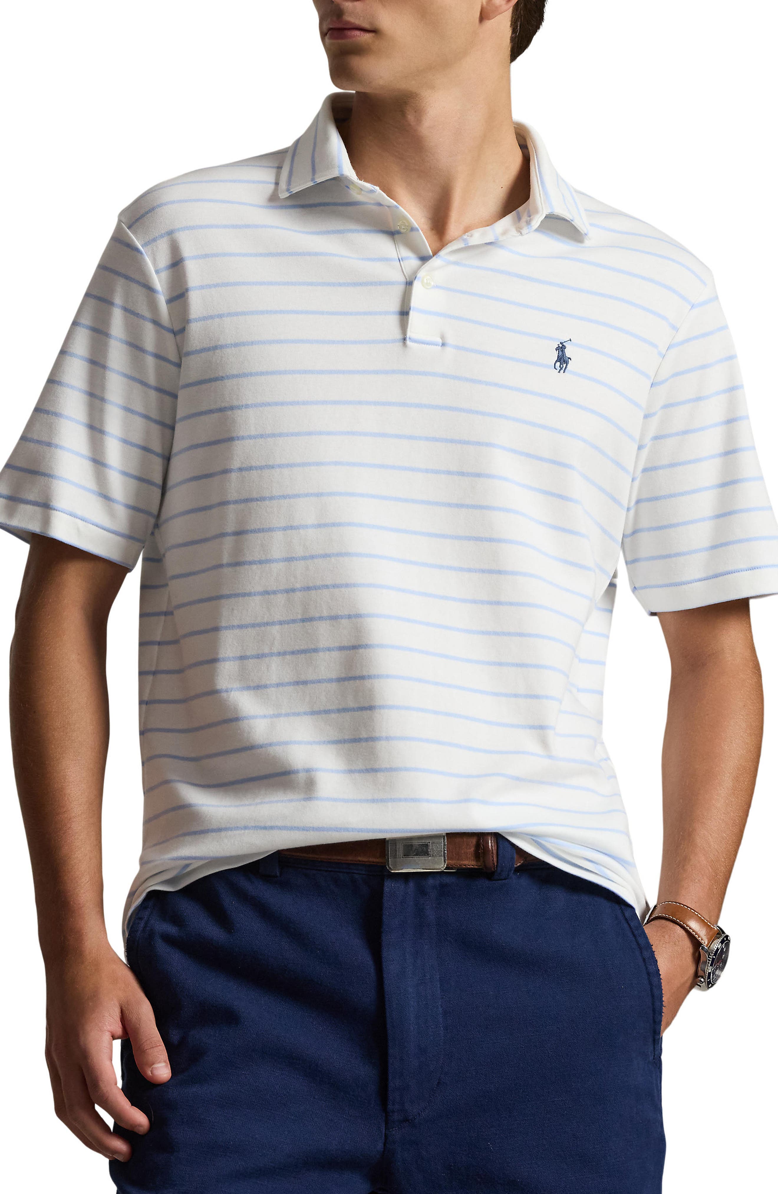 selected WHITE/ PEBBLE BLUE