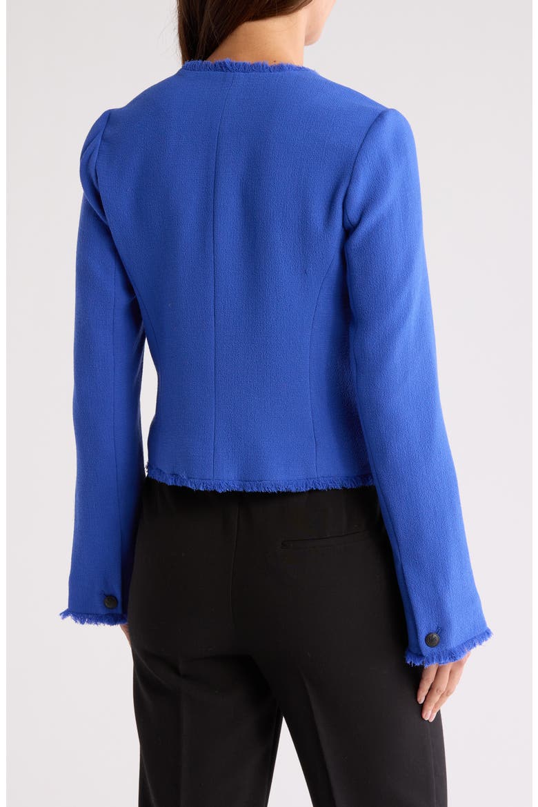 Carmen Fringe Wool Jacket, Alternate, color, BRIGHT BLUE