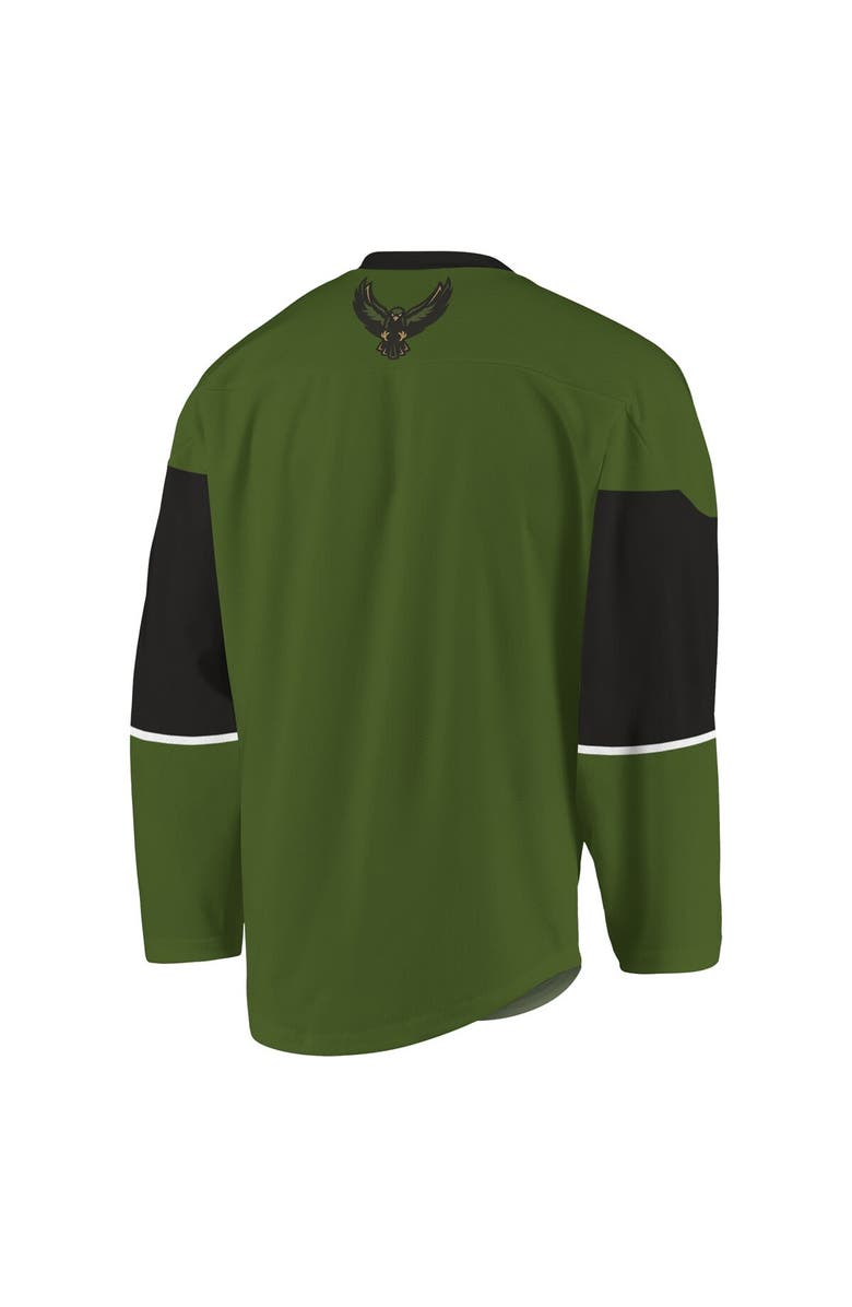 ADPRO Sports Men's Green/Black Rochester Knighthawks Replica Jersey, Alternate, color,