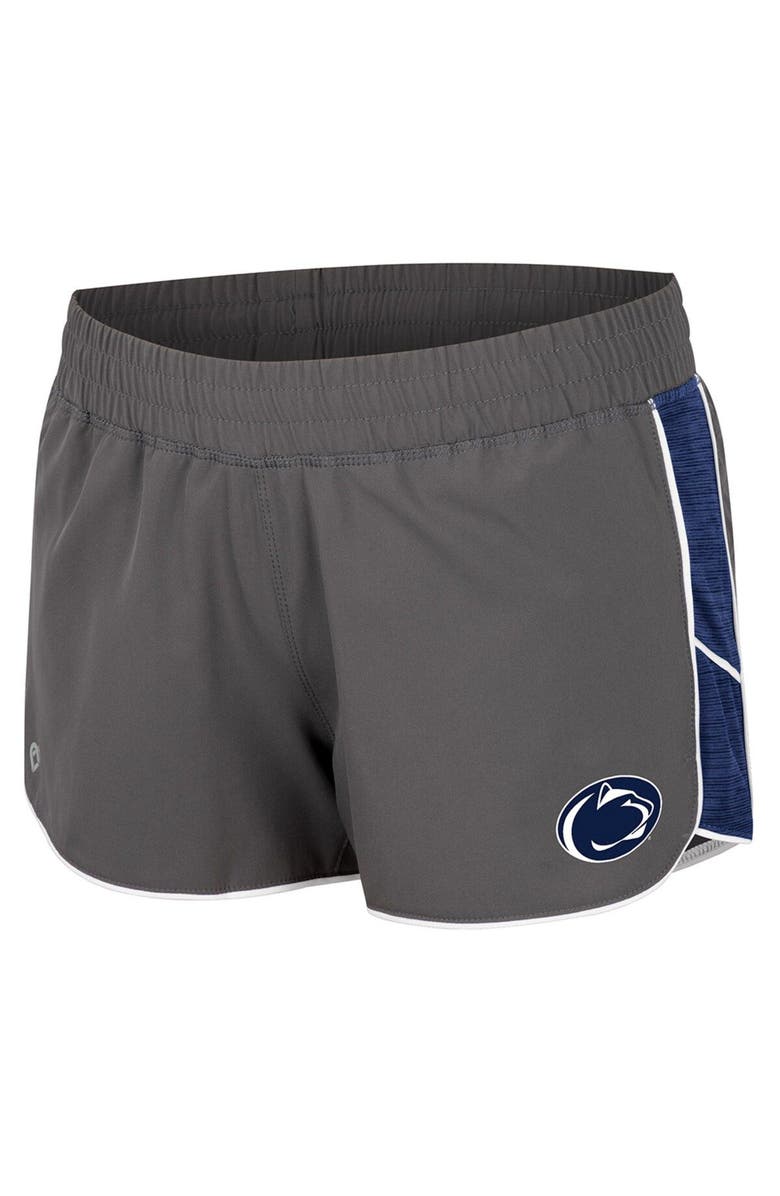 COLOSSEUM Women's Colosseum Gray Penn State Nittany Lions Pull The Switch Running Shorts, Alternate, color, Gray