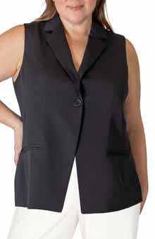 Marée Pour Toi Long Crepe Vest