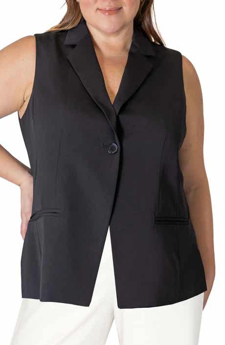 Marée Pour Toi Long Crepe Vest