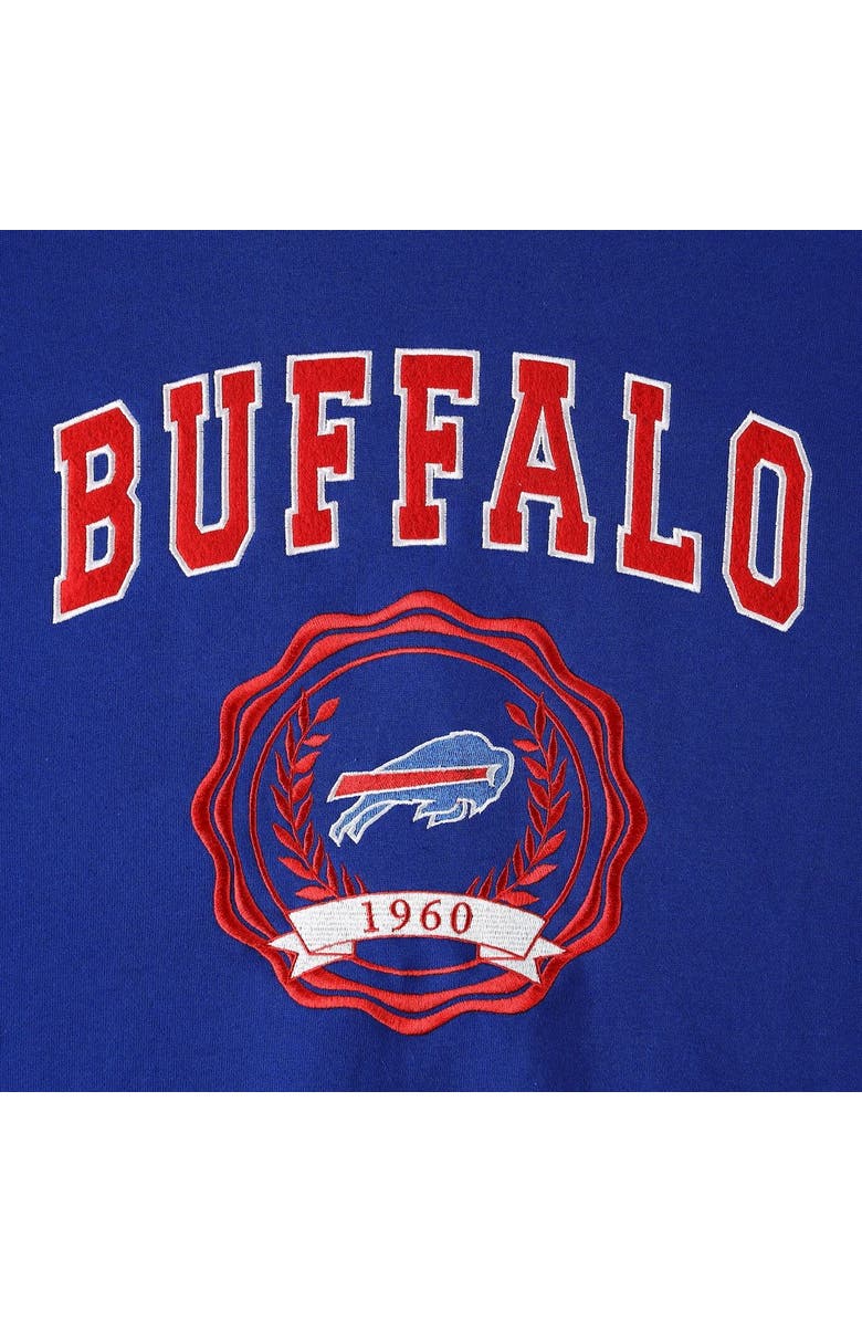 Tommy Hilfiger Women's Tommy Hilfiger Royal Buffalo Bills Becca Drop Shoulder Pullover Hoodie, Alternate, color, Royal