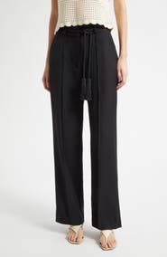 POSSE Elspeth Pleat Front Wool Pants