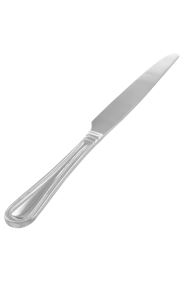 OSTER 20 Piece Stainless Steel Flatware and Steak Knife Set, Alternate, color, Metallic Silver