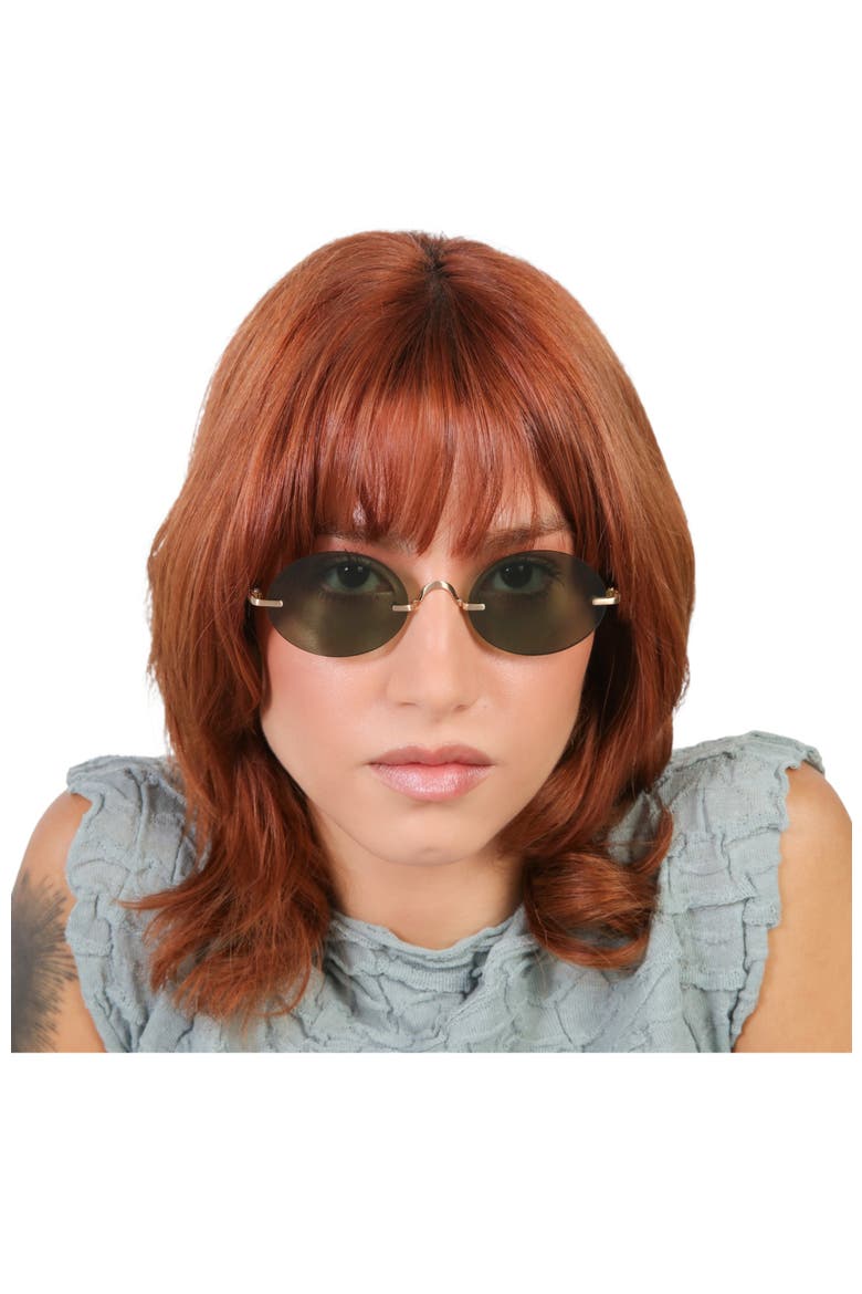 Havana Sunglasses, Alternate, color, Gold / Olive
